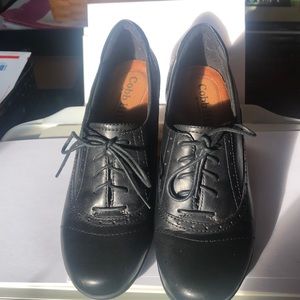 Women’s Cob Hill by NB, Black leather shoes